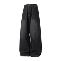 Retro-fit High-street Washed-and-distressed Jeans