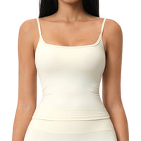 Womens Tight-fitting Padded Quick-drying Sports Top