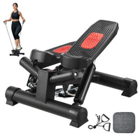 Mini Hydraulic Stair Stepper with Resistance Bands & LCD Monitor | Everyday Home Deal