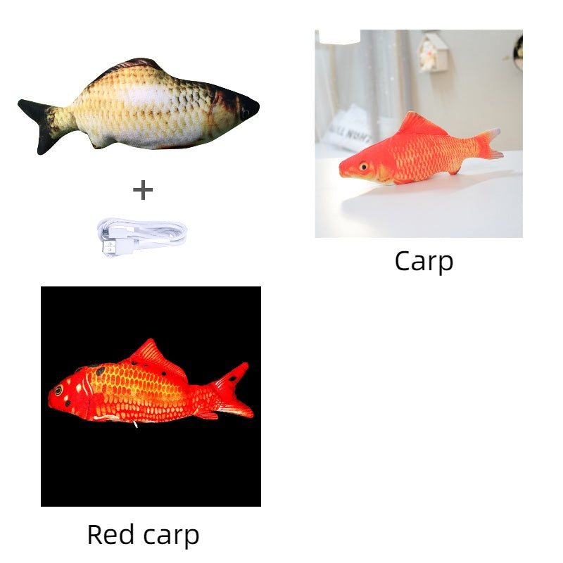 Without Cat Nip Version - Electric Jumping Fish Simulation Electric Fish Toy | Everyday Home Deal
