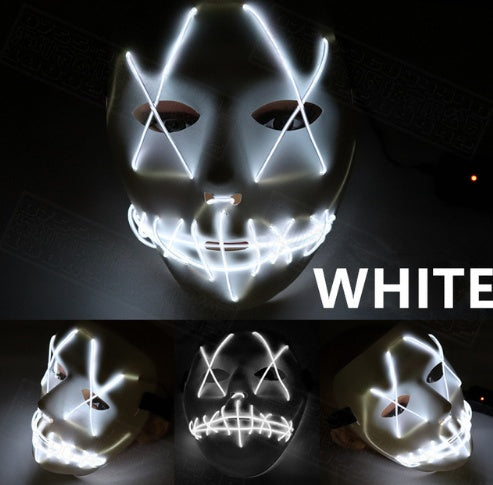 Halloween Led Glowing Full Face Mask | Everyday Home Deal