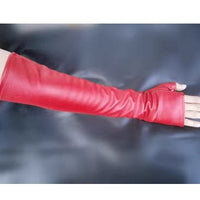 Long-style Wedding Leather Gloves For Men And Women