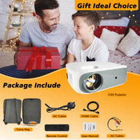 4K 5G Bluetooth Projector  4D Keystone Correction Native 1080P Full HD Outdoor Movie Projector For Smart Phone Laptop PC DVD TV PS4