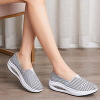Summer Shallow Mouth Casual Slope Heel Mom Shoes