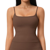 Womens Tight-fitting Padded Quick-drying Sports Top
