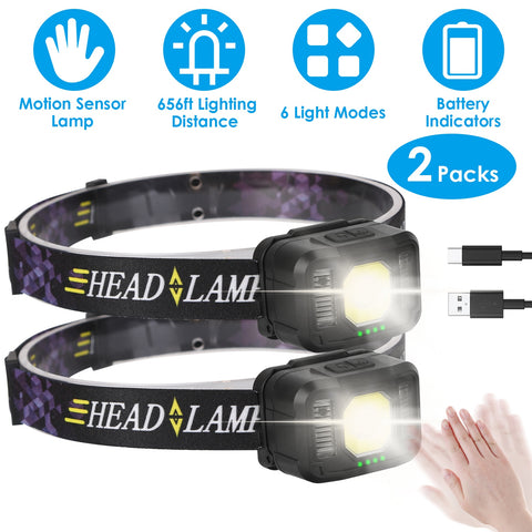2Pack LED Headlamp - Best Premium Clothing Deal | Everyday Home Deal