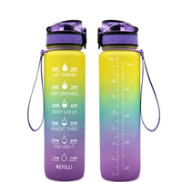1000ml Transparent Kawaii Water Bottle with Infuser | BPA-Free Sports Flask | Everyday Home Deal