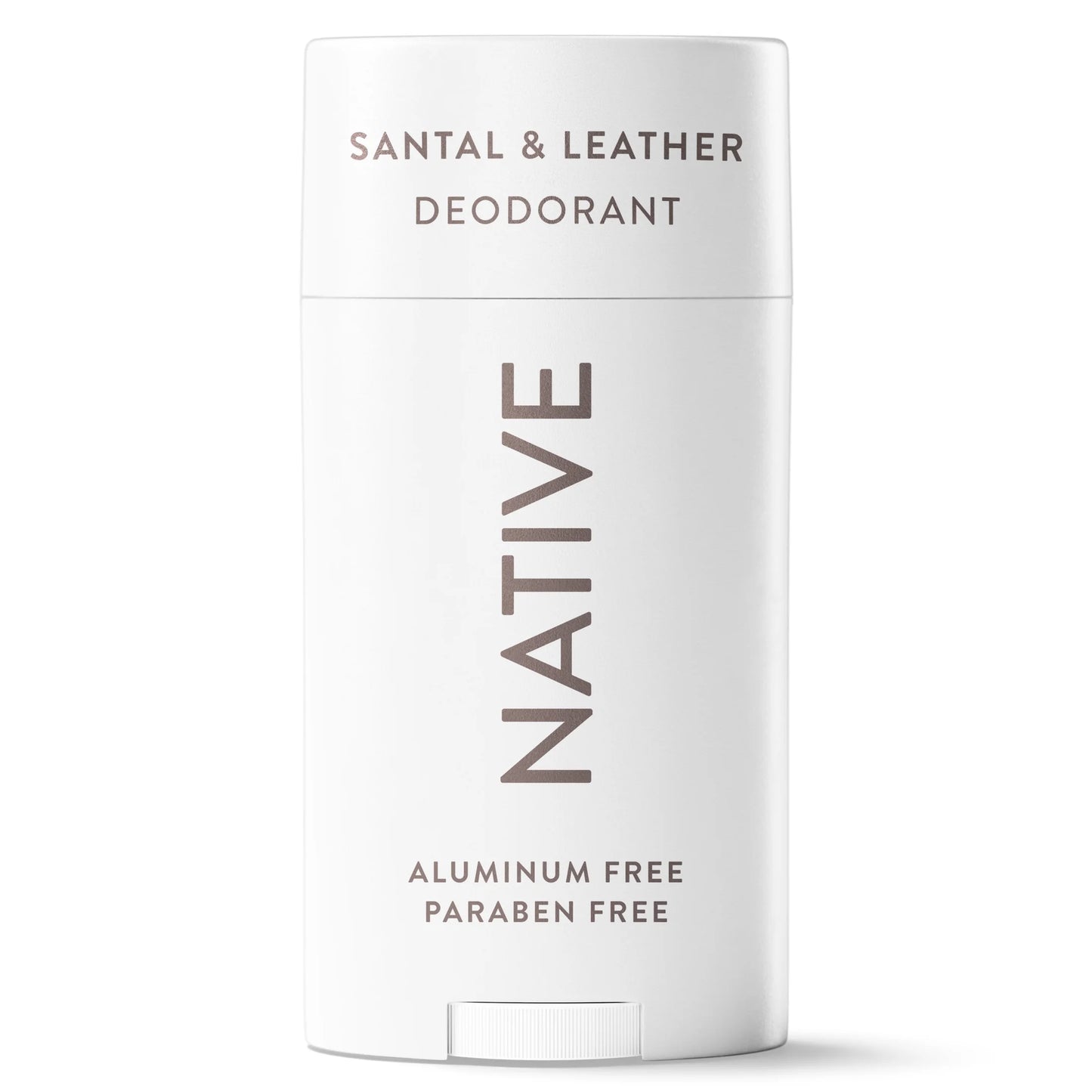Aluminum Free Deodorant for Men, 72 Hour Solid Deodorant Stick, Santal & Leather, 2.65Oz