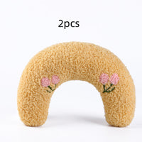 U-shaped Cat Toy Pillow To Protect Cervical Vertebra Pet Sleeping Pillow Soft Sounding Deep Sleep
