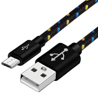 Woven nylon cloth data cable