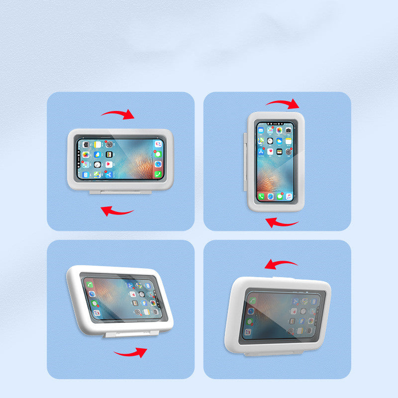 Shower Phone Box — Touch-Screen Phone Holder for Bathroom & Kitchen