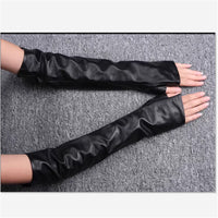 Long-style Wedding Leather Gloves For Men And Women
