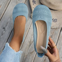 Round-toe Flat Shoes Womens Loafers And Casual Sports Shoes