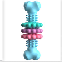Dog Chew Toy Dog Bone Type  Dogs Teeth Cleaning Toys Indestructible TPR Bone Chewing Bite Resistant Teething Toys  Pet Products