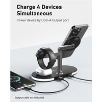 4 In 1 Aluminum Alloy Magnetic Wireless Charger Stand