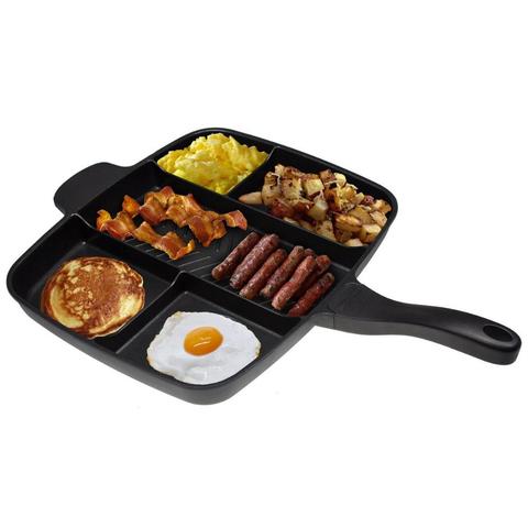 Master Pan 5-in-1 | Multi-Section Breakfast Frying Pan | Everyday Home Deal