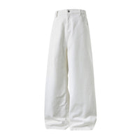 Retro-fit High-street Washed-and-distressed Jeans