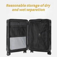 New Fashionable 16 Inch Luggage Case With TSA Customs Lock, 360 Universal Wheel Pull Rod Box, Luggage Universal Wheel Password Box