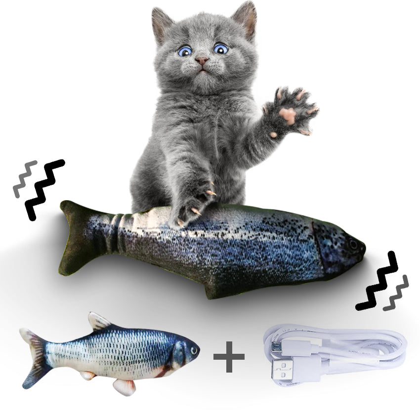 Without Cat Nip Version - Electric Jumping Fish Simulation Electric Fish Toy | Everyday Home Deal