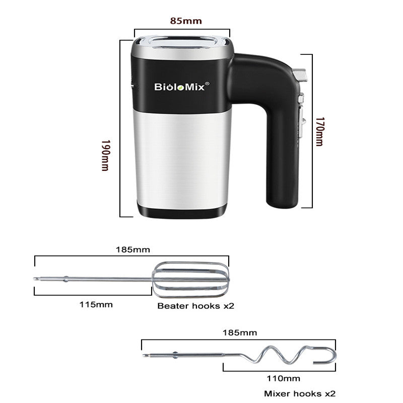 500W Electric Hand Mixer 5-Speed | Egg Beater & Dough Mixer | Everyday Home Deal