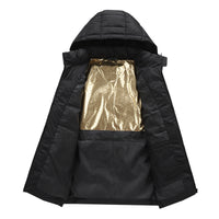 Smart Heating DC Warm Two-color Heating Constant Temperature Cotton-padded Coat