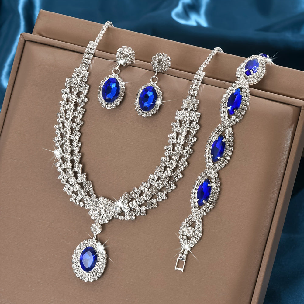 Sapphire Necklace Set - Best Jewelry Deal | Everyday Home Deal