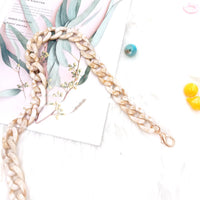 Resin-covered Chain Bag Chain