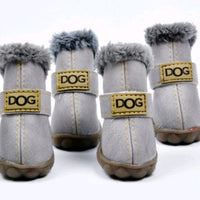 Dog Thick Snow Boots Keep Warm Teddy Autumn And Winter VIP Shoes