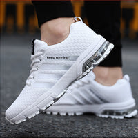 Unisex Breathable Fly-Woven Mesh Couple Sports Jogging Sneakers — Premium Footwear Deal | Everyday Home Deal