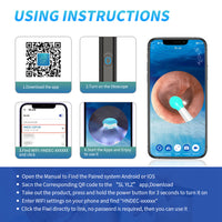 NE3 Ear Cleaner Otoscope Ear Wax Removal Tool With Camera LED Light Wireless Ear Endoscope Ear Cleaning Kit For I-phone | Everyday Home Deal