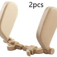 Car headrest pillow Sleep Adjustable Side Car Soft Travel Seat Headrest Auto Leather Support Neck Pillow Cushion car accessories