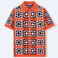 Knitted European And American-style Casual Short-sleeve Resort Wear - Premium Apparel Deal | Everyday Home Deal