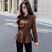 Figure-flattering Outerwear With An Elegant Blouse