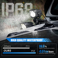 A-Pillar Spotlight Compatible With Trucks Ford Etc ATV Motorcycle