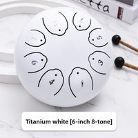 Series 6-Inch 8-Note Steel Tongue Drum