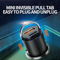 The Car Mini Charger Is Small And Does Not Take Up Space, Which Is Super Practical, Suitable For Multiple Models, And Super Efficient Charging.