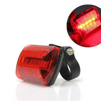 Bicycle Tail Light 5LED   2Laser