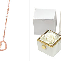 Rotating Soap Flower Rose Gift Box Creative Rotating Rose Jewelry Packaging Box Valentine's Day Gift For Women | Everyday Home Deal