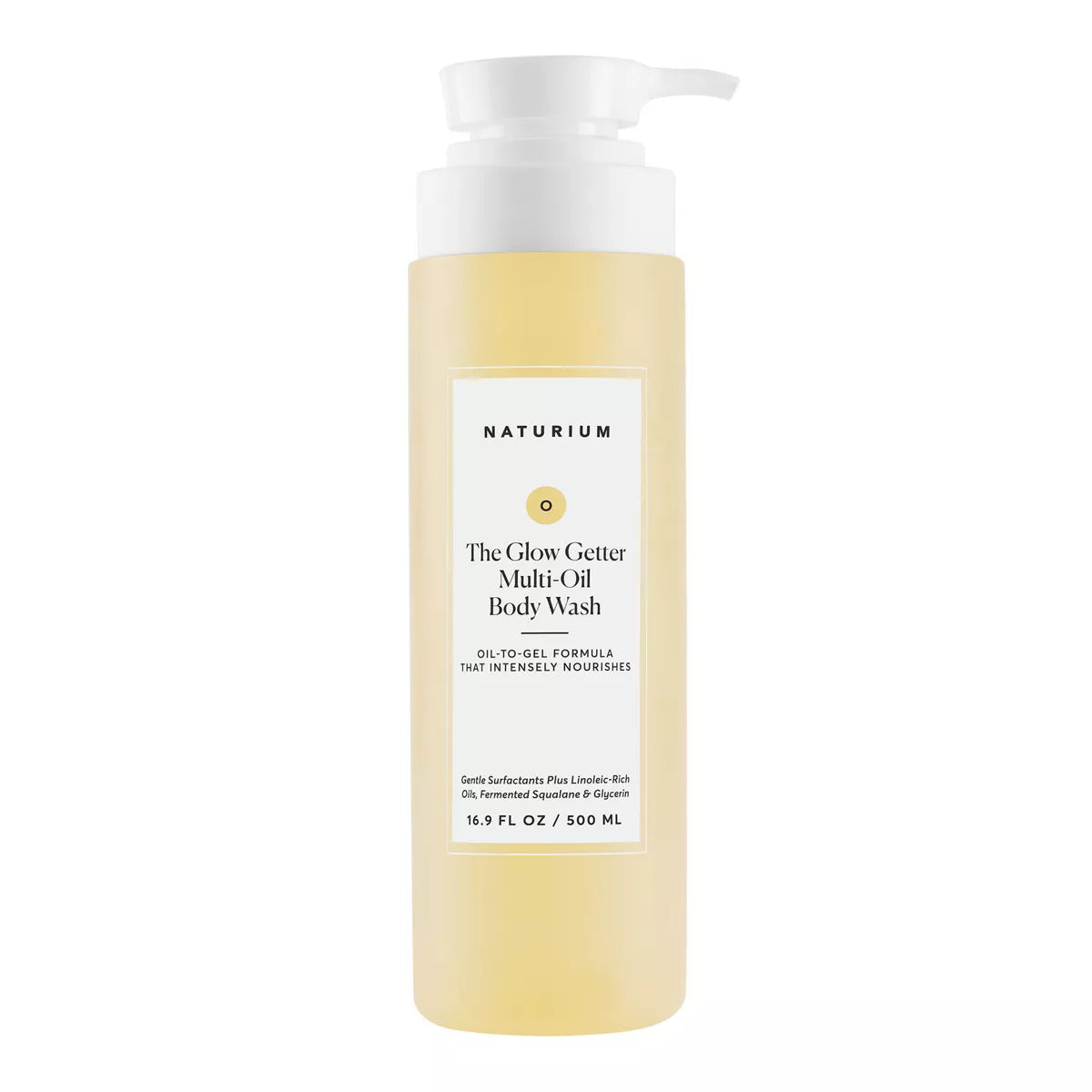 Naturium the Glow Getter Multi-Oil Hydrating Body Wash - 16.9 Fl Oz: Liquid Cleanser for Sensitive, Mature Skin