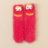 Womens Quirky Coral Fleece Mid-calf Socks