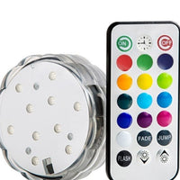 Colorful underwater waterproof lights highlight remote control lights