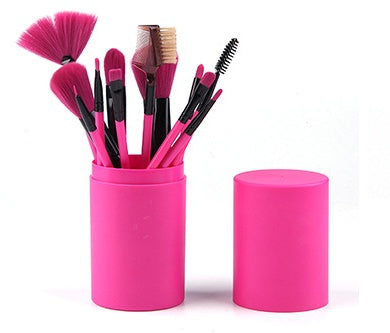 12pcs Makeup Brush Set Blush Eyeshadow Eyelash Highlighter Makeup Brush | Everyday Home Deal