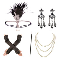 Masquerade Feather Headpiece Cross-Border Vintage Hair Band In European And American Style
