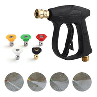High Pressure Washer Gun 4000 PSI Car Wash Foam Spray Short Wand W