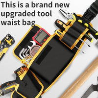 Electrician Tool Kit Special Portable Small Waist Bag Canvas Sturdy And Durable Waist Bag Belt Multi-function Storage And Repair Bag