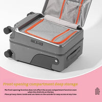 Children's Travel Luggage, Children's Seat Travel Luggage, 20 Inch Foldable Seat With Backrest. Computer Case With USB Port And 360 Degree Rotating Wheel. Hard Shell Luggage