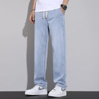 Tencel Lyocell Slim-fit Straight-leg Relaxed-fit Jeans - Premium Apparel Deal | Everyday Home Deal