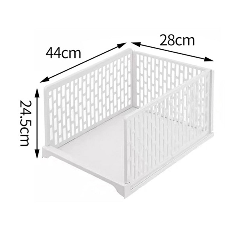 Wardrobe Storage Layered Partition Wardrobe Storage Box | Everyday Home Deal