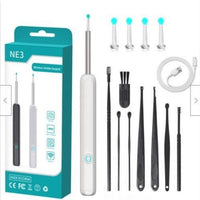 NE3 Ear Cleaner Otoscope Ear Wax Removal Tool With Camera LED Light Wireless Ear Endoscope Ear Cleaning Kit For I-phone | Everyday Home Deal