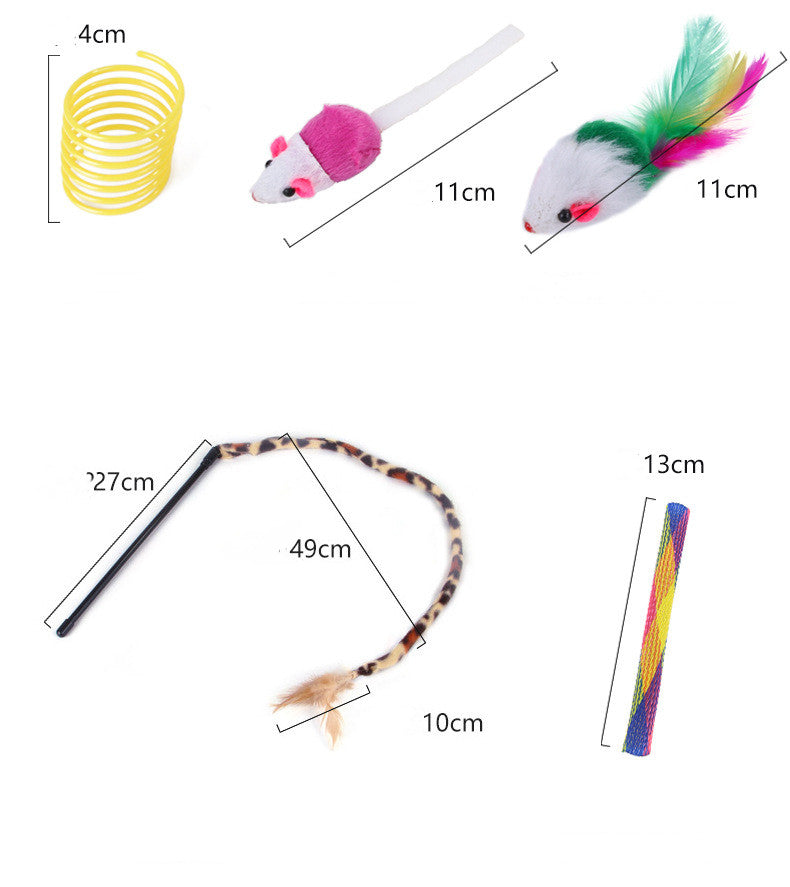 Cat Toy Set Funny Cat Assembled Toys Cat Tunnel Cat Tunnel Pet Supplies | Everyday Home Deal